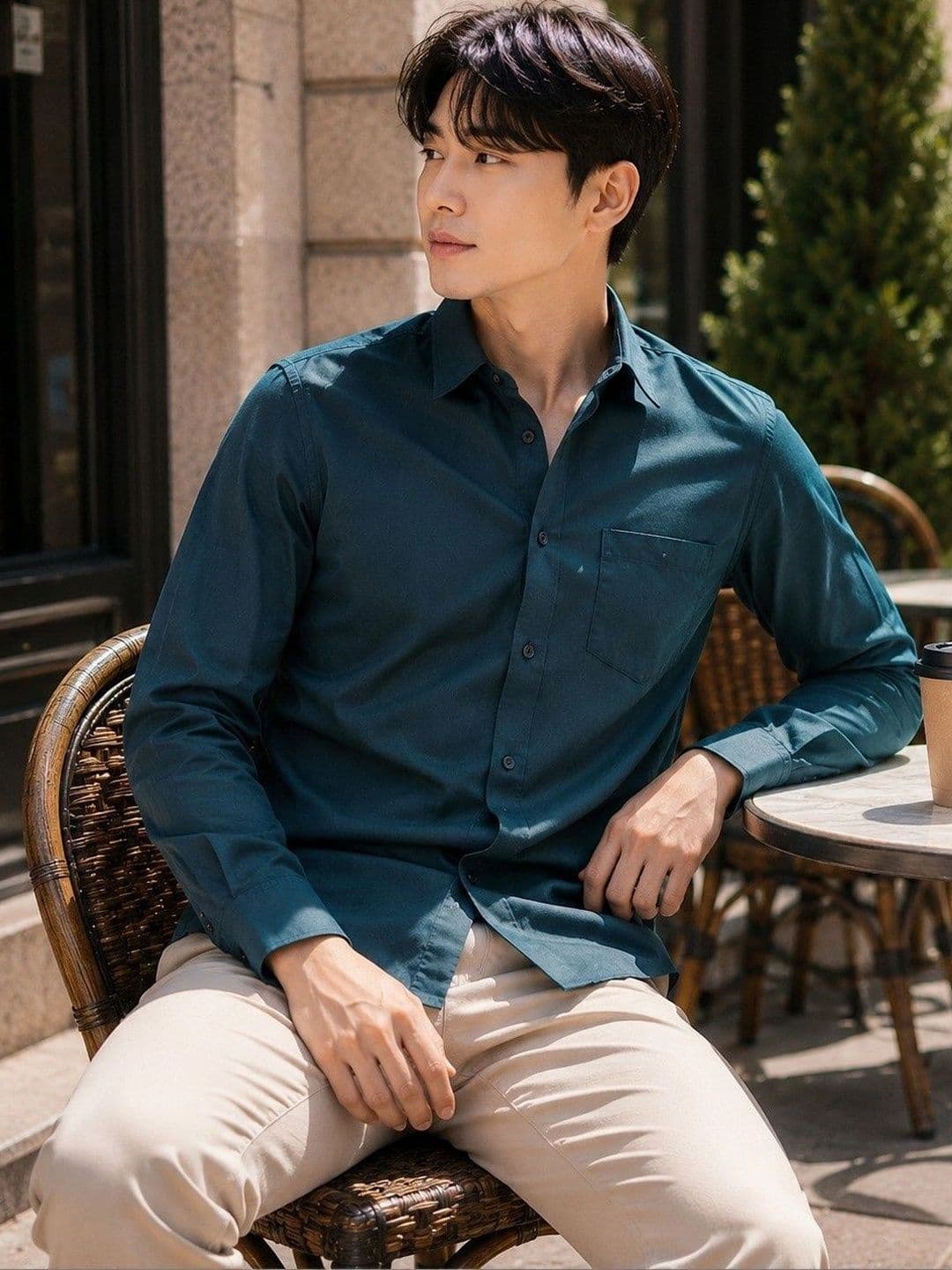 BAESD Men Premium Slim Fit Casual Shirt thumbnail 3