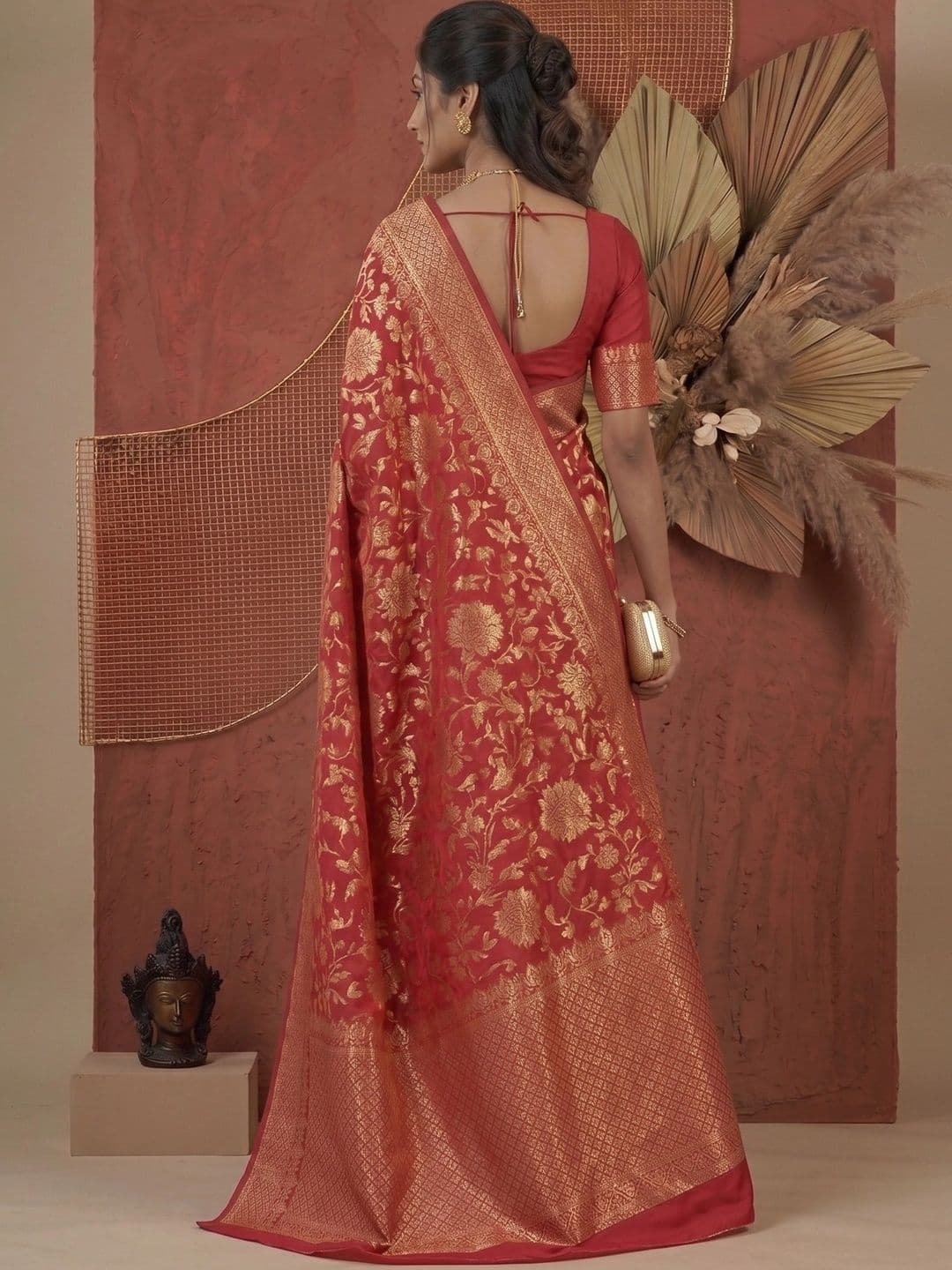 MITAL ENTERPRISE Zari Art Silk Saree thumbnail 4