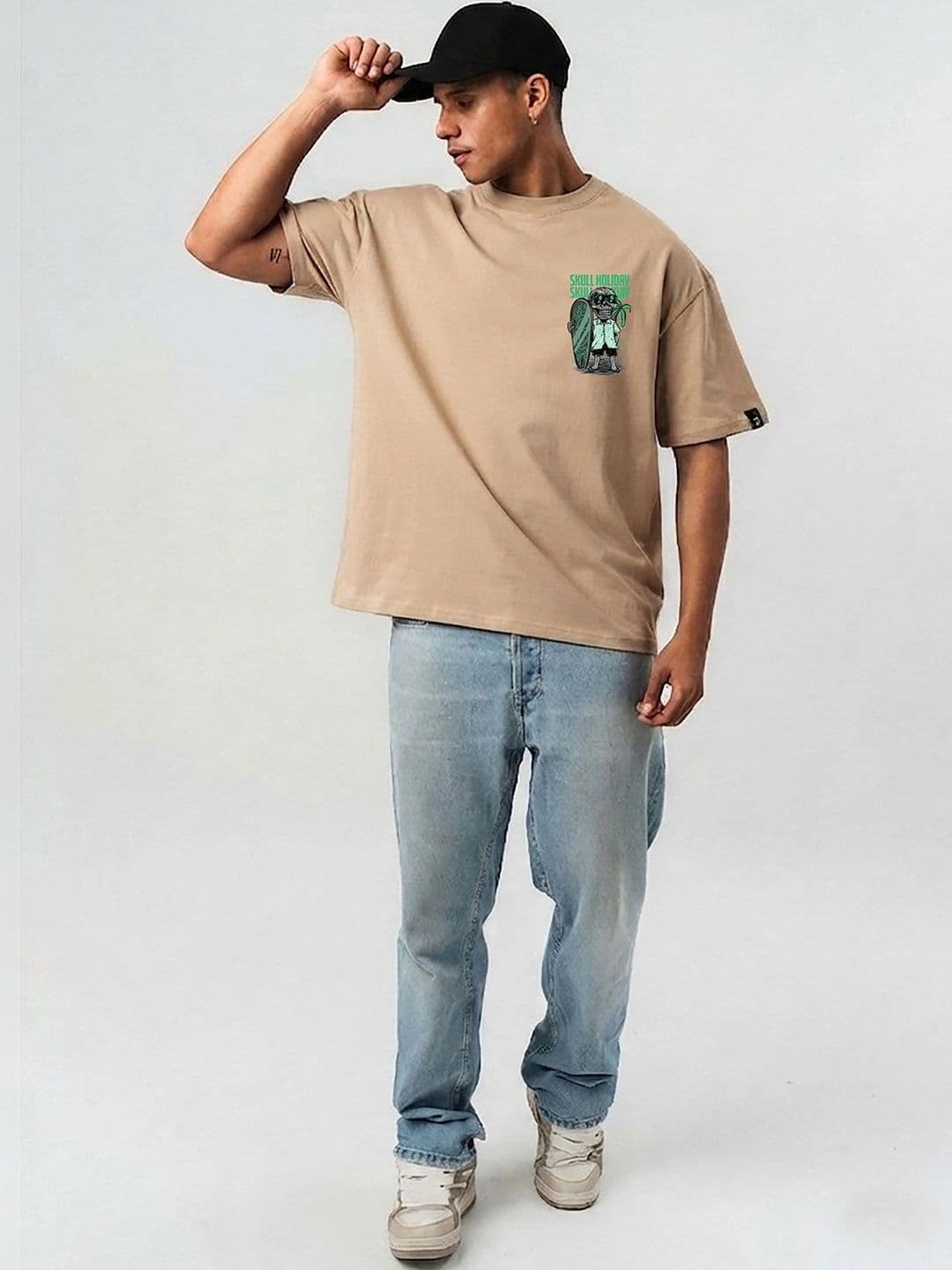 Mast & Harbour Men Printed T-shirt thumbnail 3
