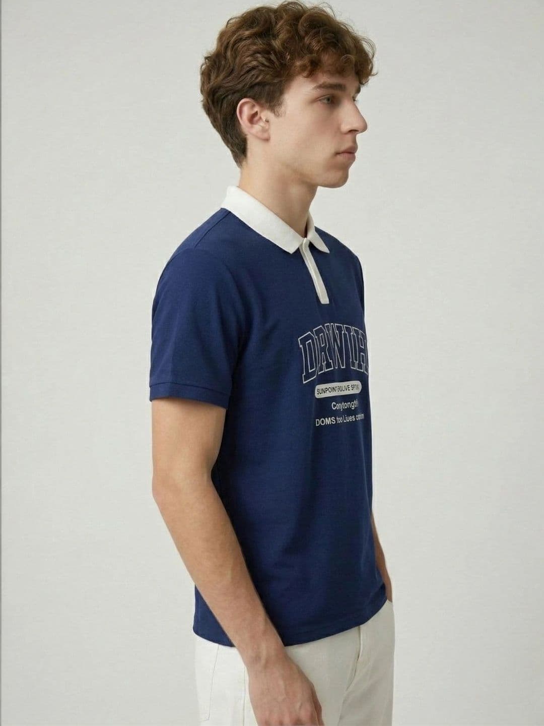 Kook N Keech Men Typography Printed Polo Collar T-shirt thumbnail 5