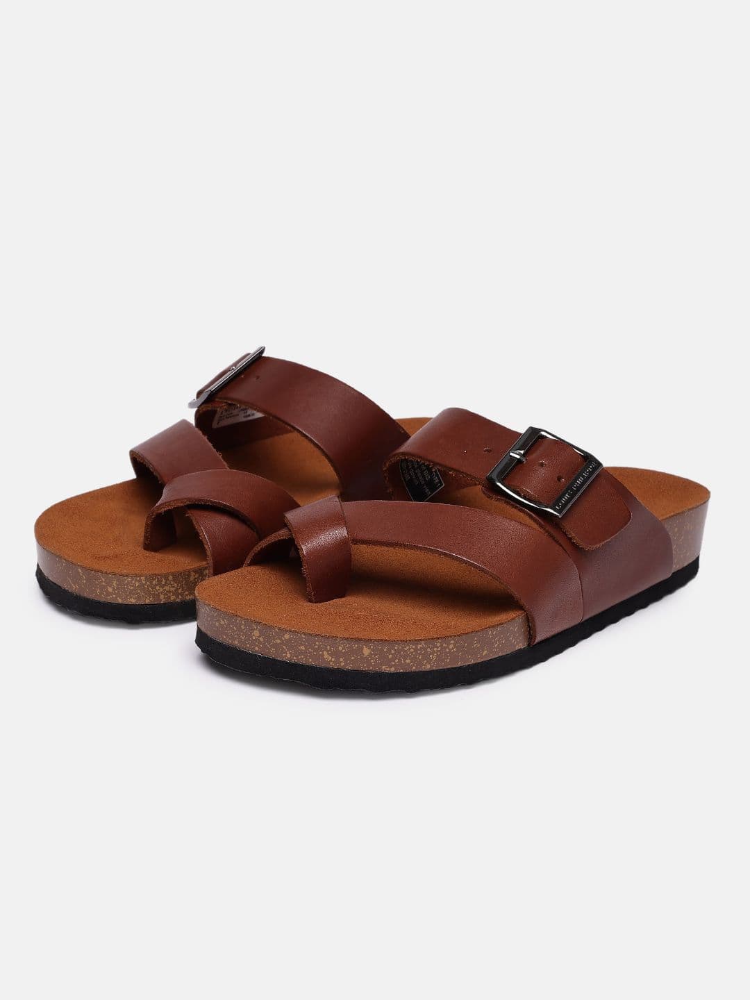 Louis Philippe Men Leather Comfort Sandals - view 1