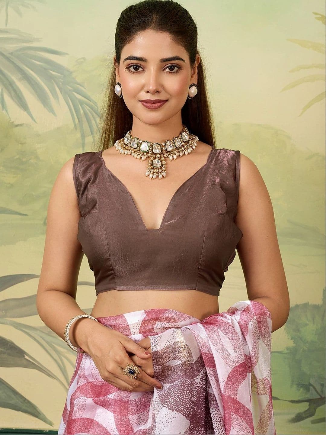 Panzora Satin Designer Saree thumbnail 5