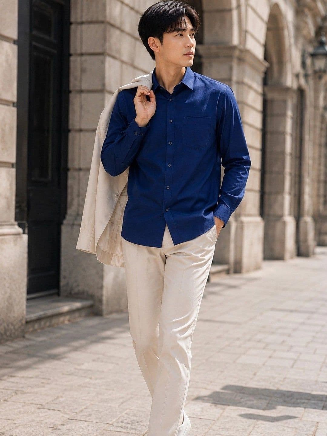 BAESD Men Premium Slim Fit Casual Shirt thumbnail 3