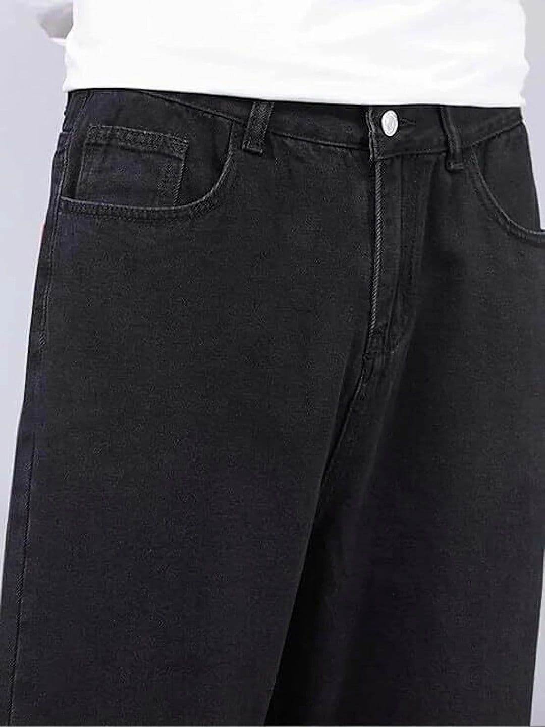 UNIFAV FASHION Men Boyfriend Fit High-Rise Jeans thumbnail 3
