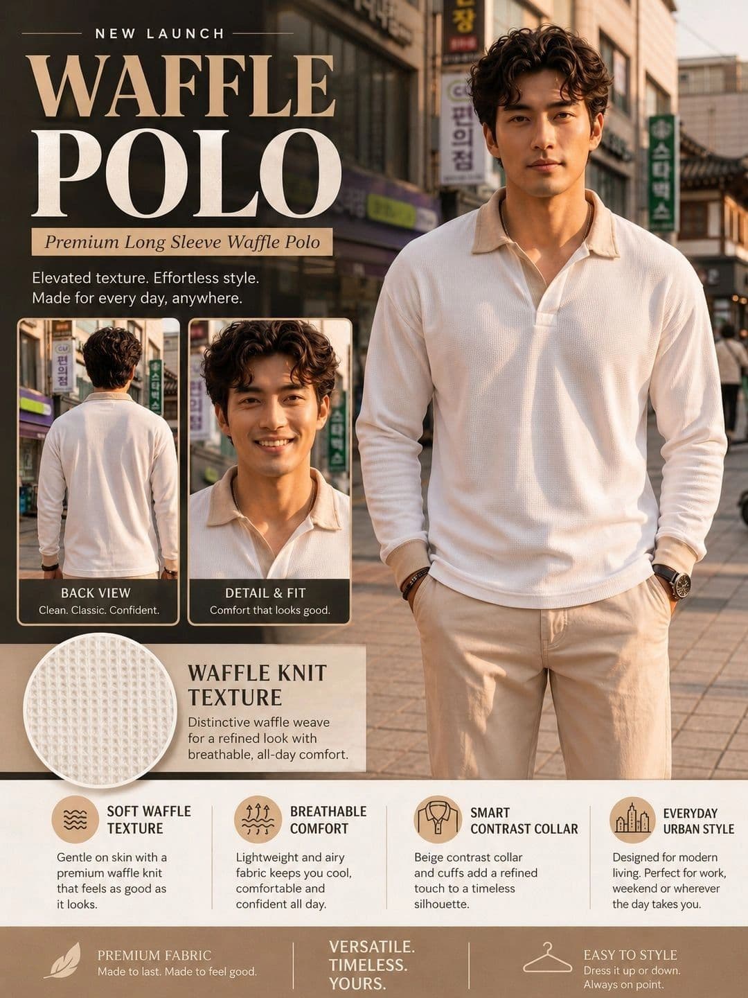 Friskers Men Polo Collar T-shirt thumbnail 2