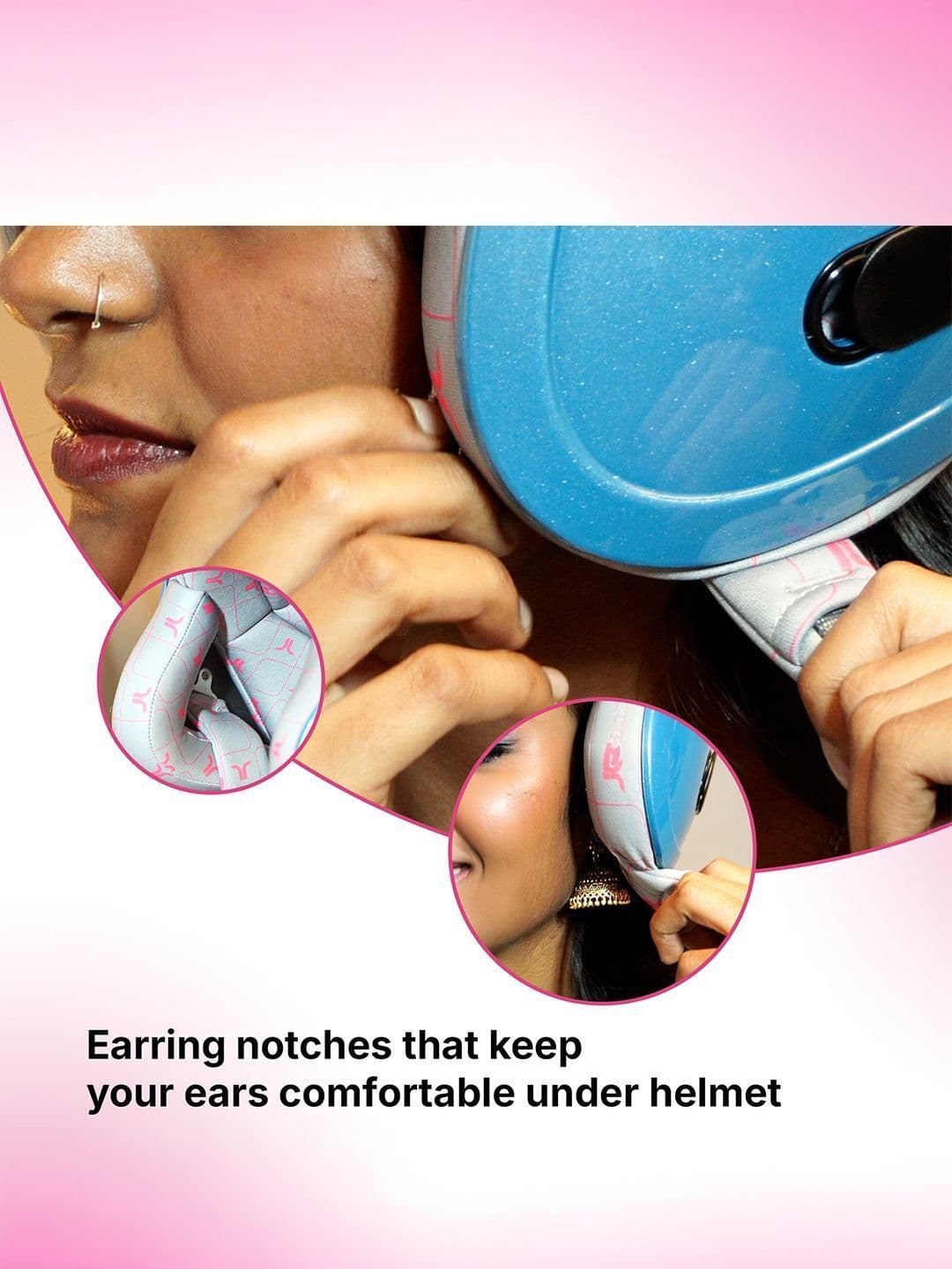 TVARRA Lilt Women's Open Face Helmet (Aqua Blue) thumbnail 13