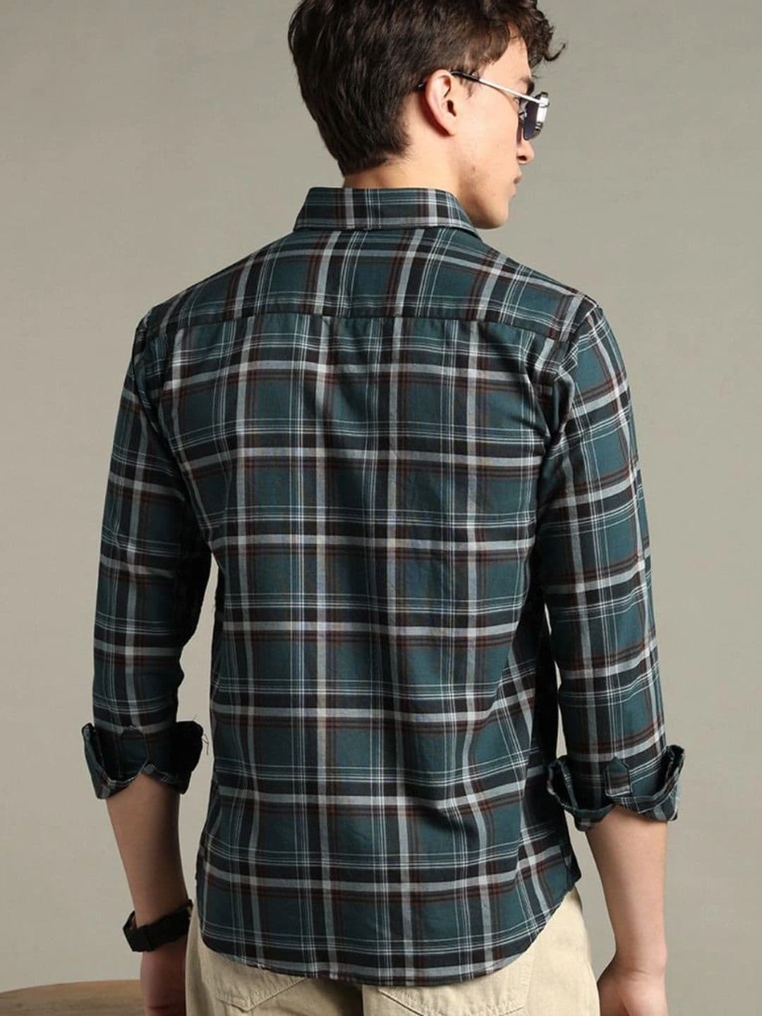 BLUEISLAND Men Comfort Tartan Checks Checked Casual Shirt thumbnail 6