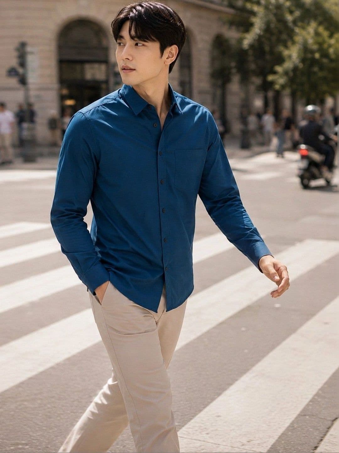 BAESD Men Premium Slim Fit Casual Shirt thumbnail 2