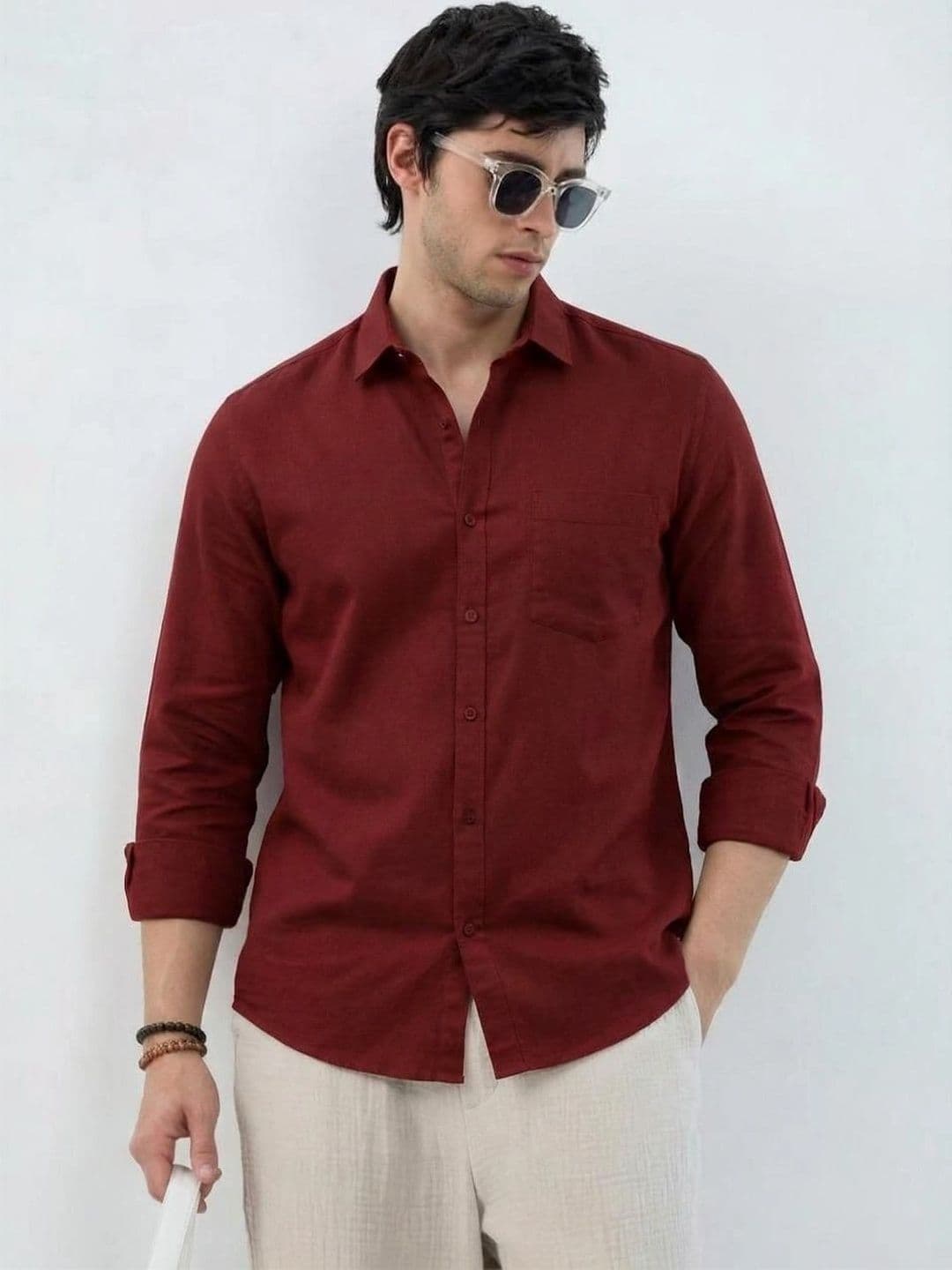 NEW-18 Men Standard Casual Shirt thumbnail 2