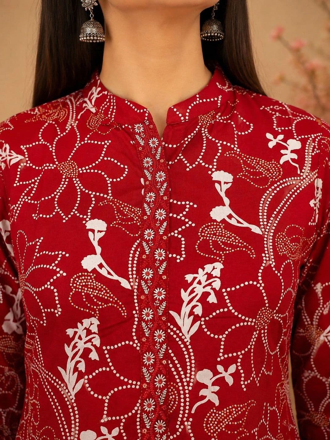 Araaha Women Floral Printed Floral Kurta thumbnail 4