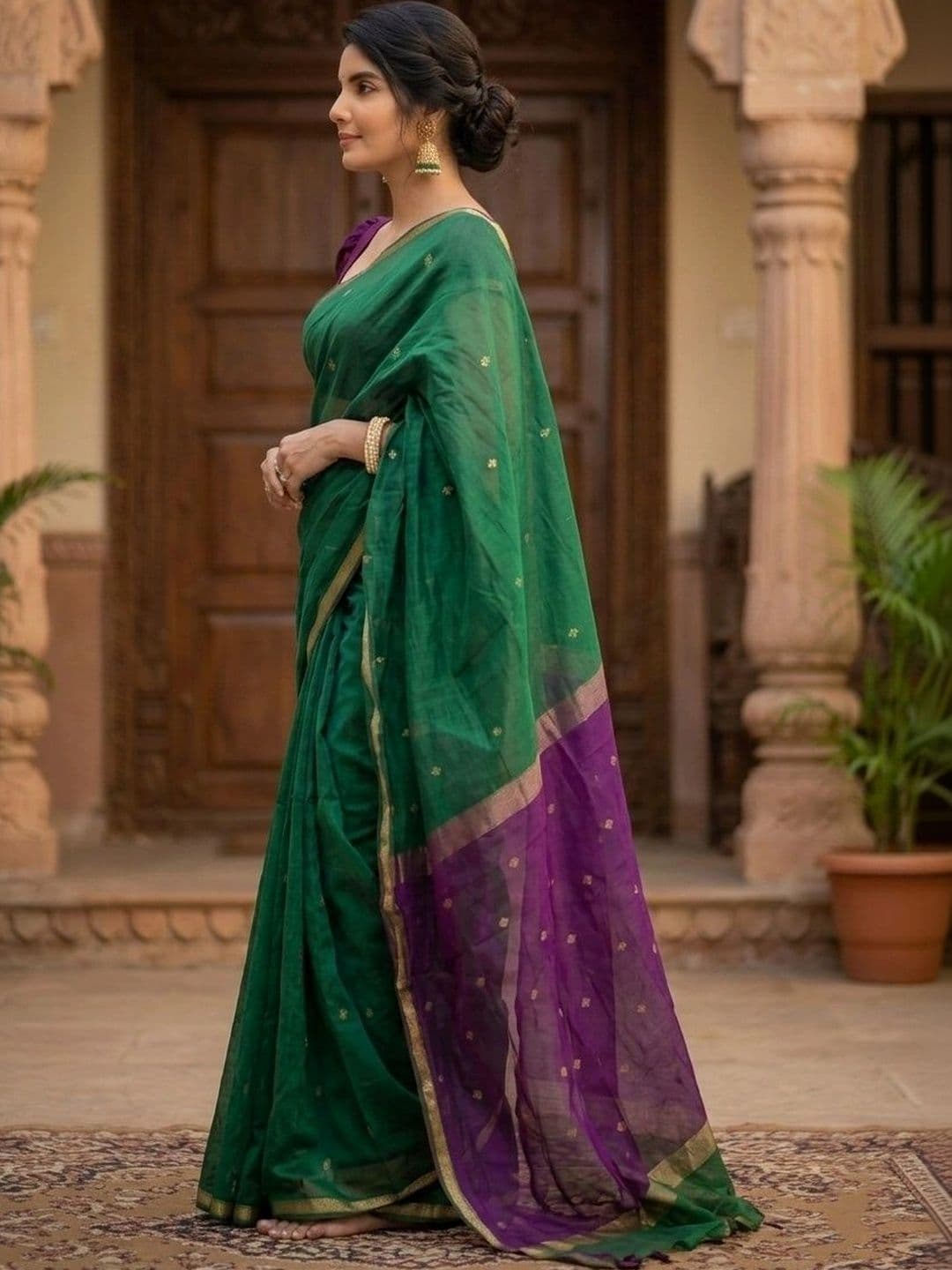 MITAL ENTERPRISE Zari Art Silk Saree thumbnail 5