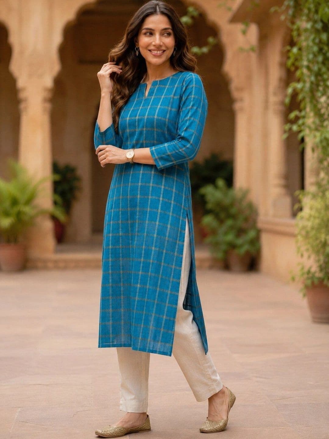 Anouk Women Handloom Kurta thumbnail 2