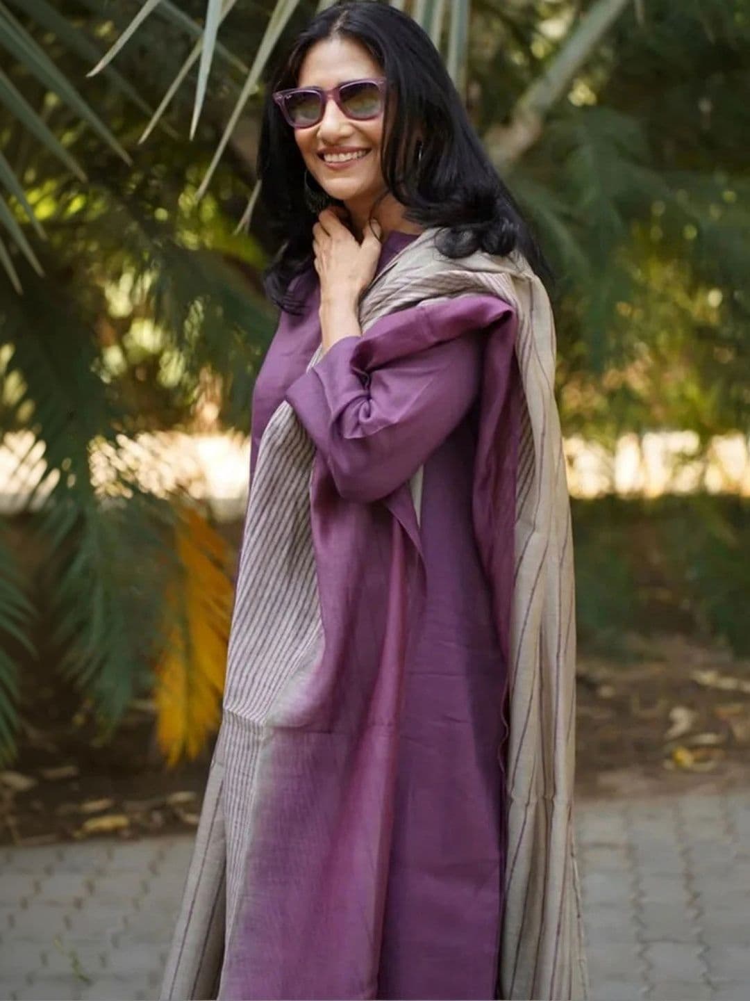 KALINI Women Regular Kurta with Trousers & With Dupatta thumbnail 6