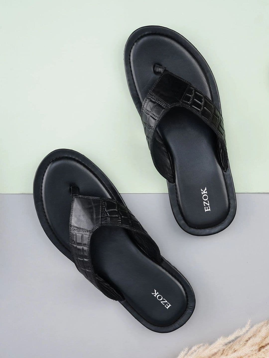 EZOK Men Leather Shoe-Style Sandals - view 1
