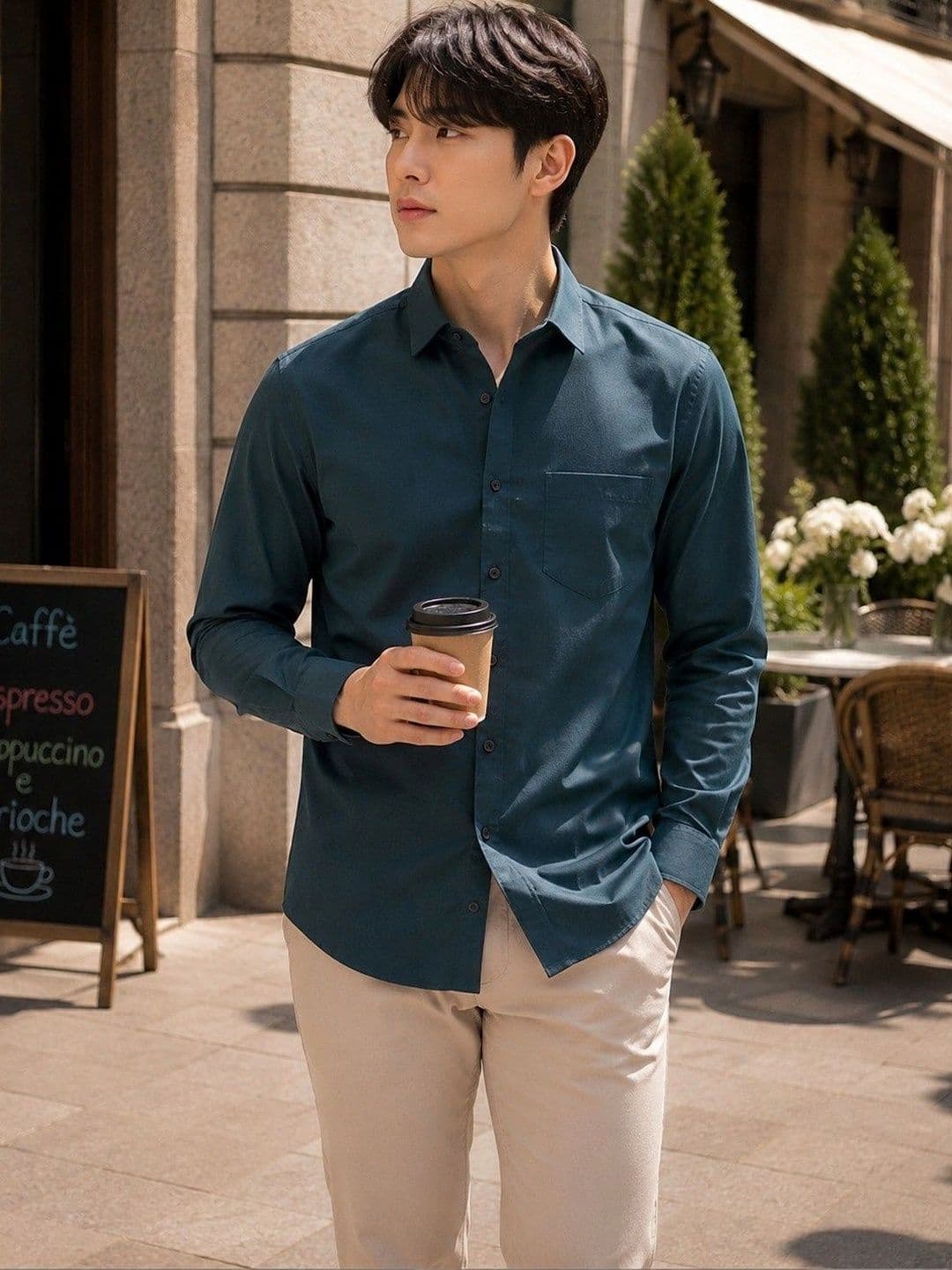 BAESD Men Premium Slim Fit Casual Shirt thumbnail 5