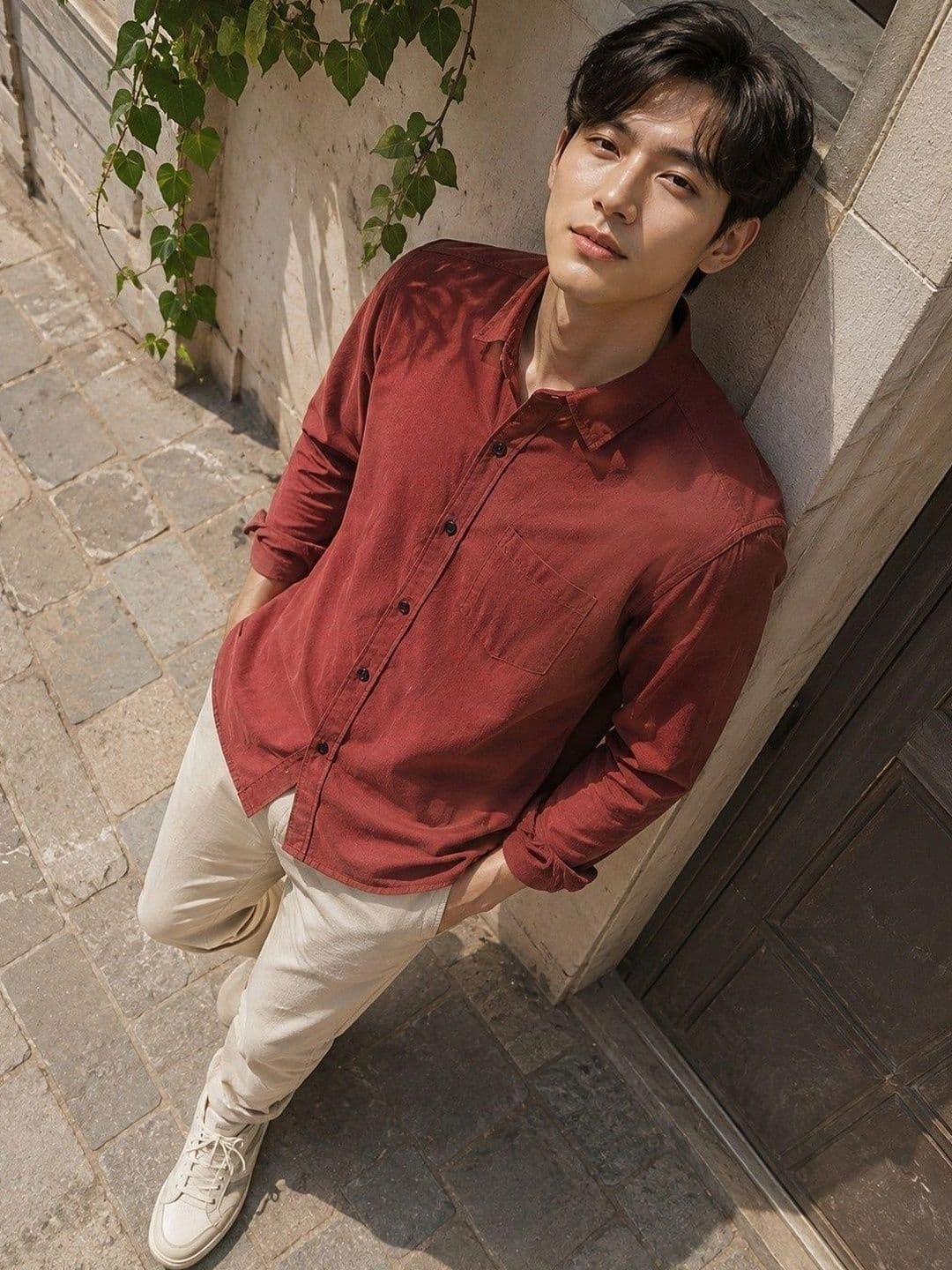 BAESD Men Premium Slim Fit Casual Shirt - view 1