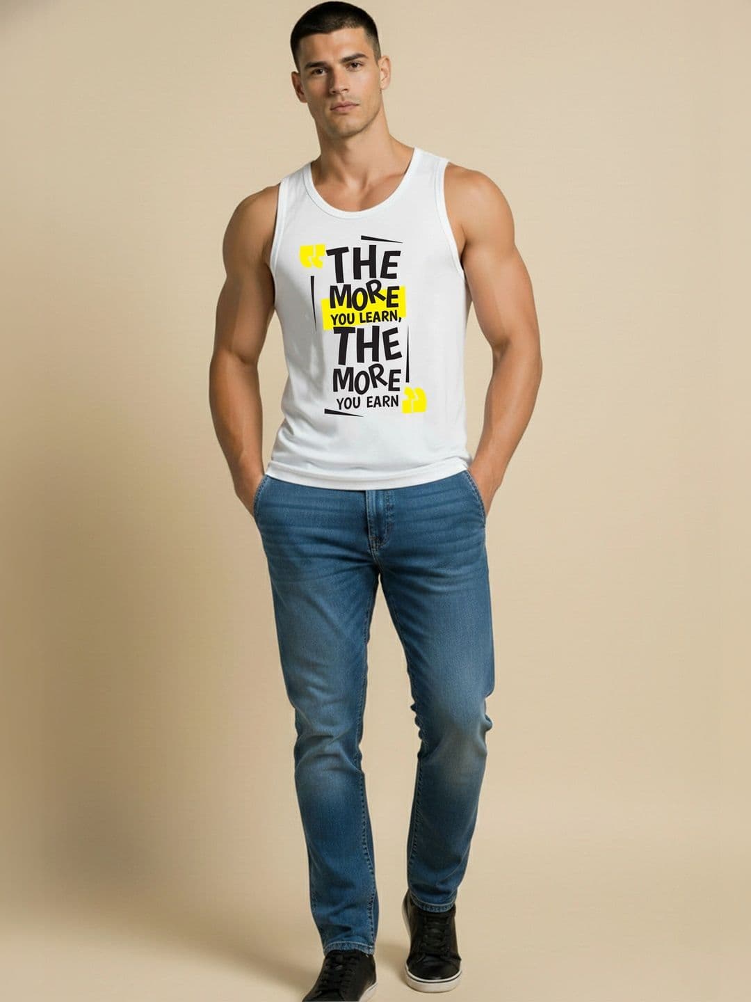 SKY HARBOAR Men Typography 2 Printed T-shirt thumbnail 4