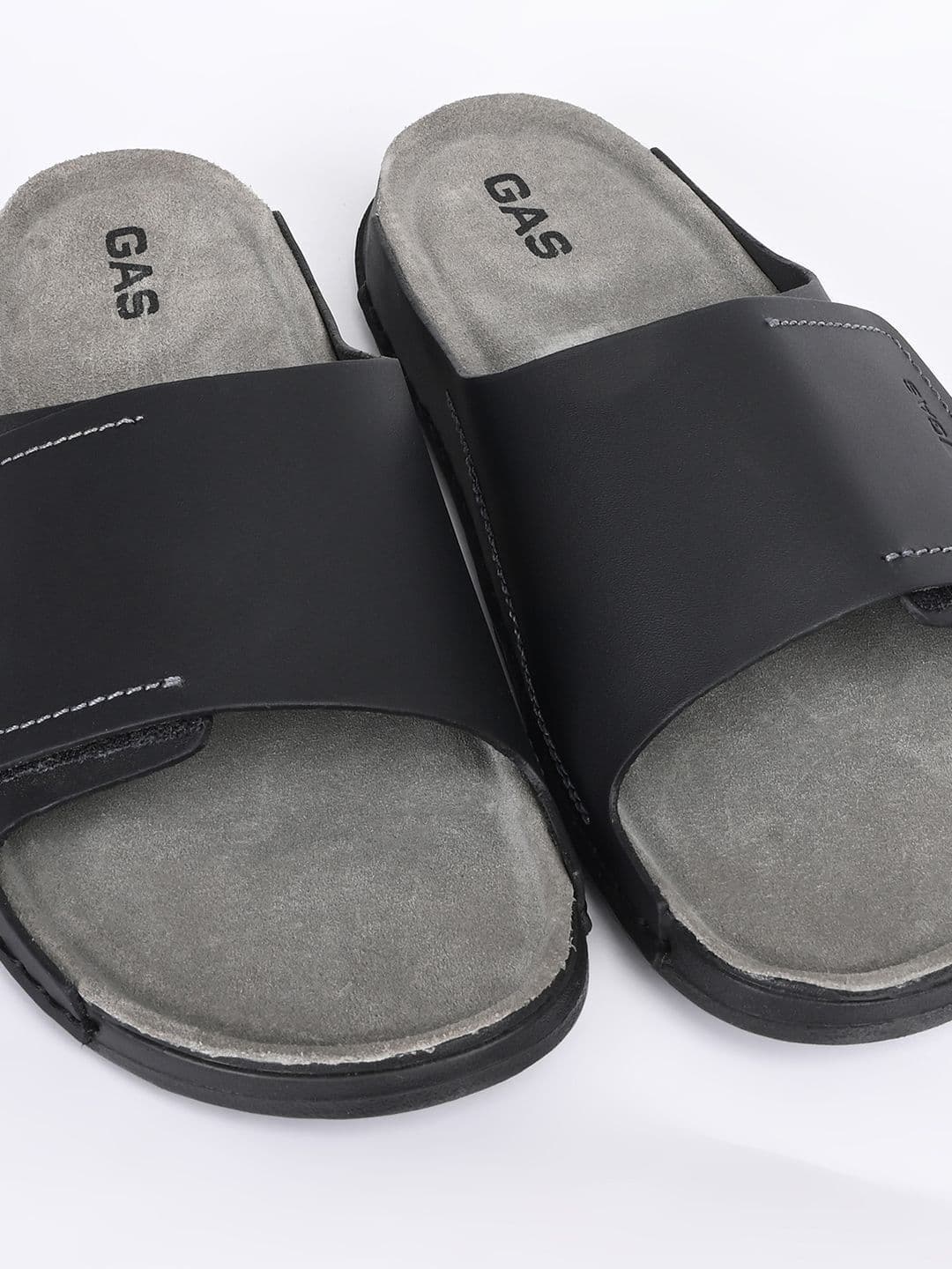 GAS Men Aeroflusso Black Sandals thumbnail 7