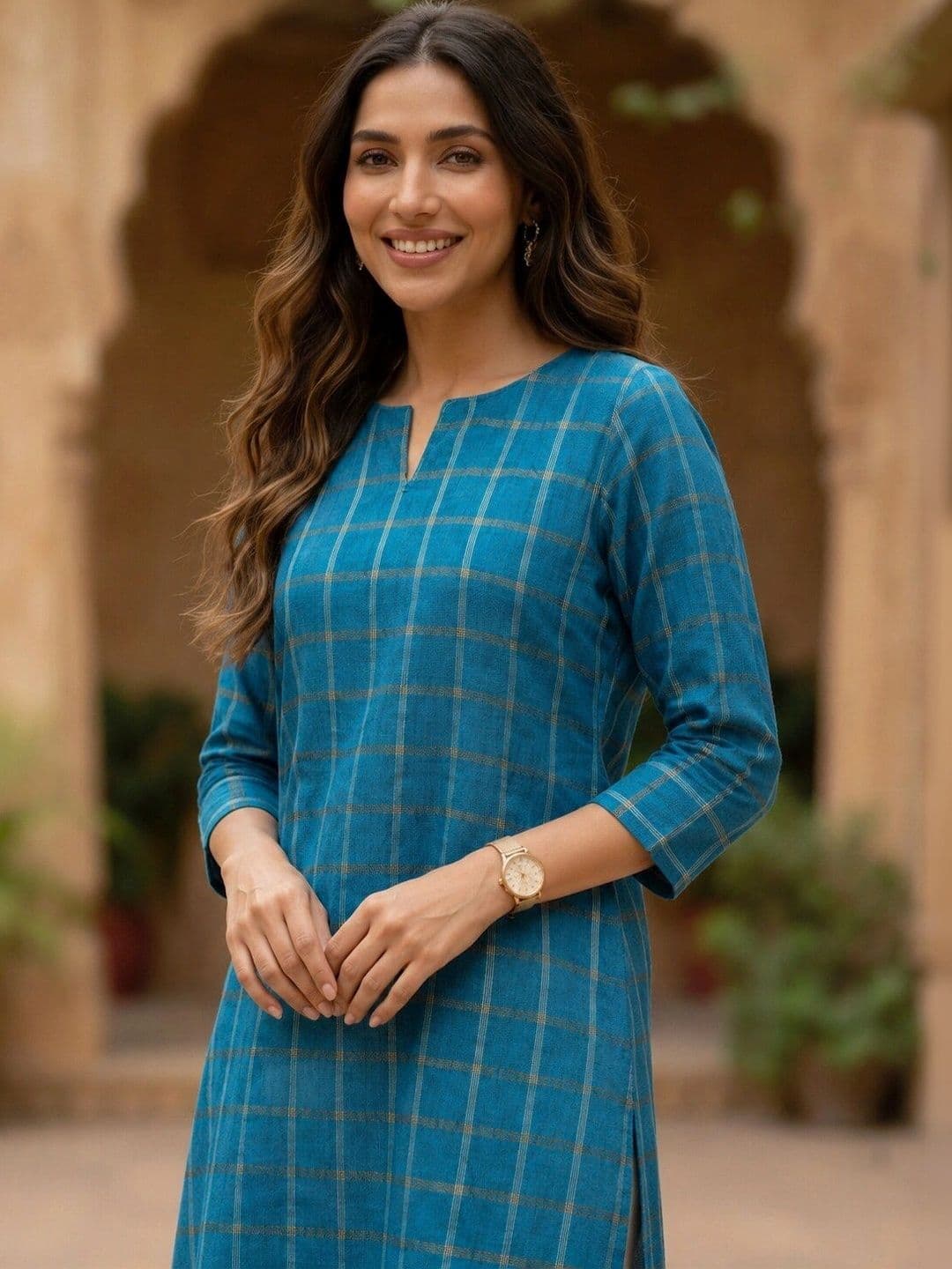 Anouk Women Handloom Kurta thumbnail 5