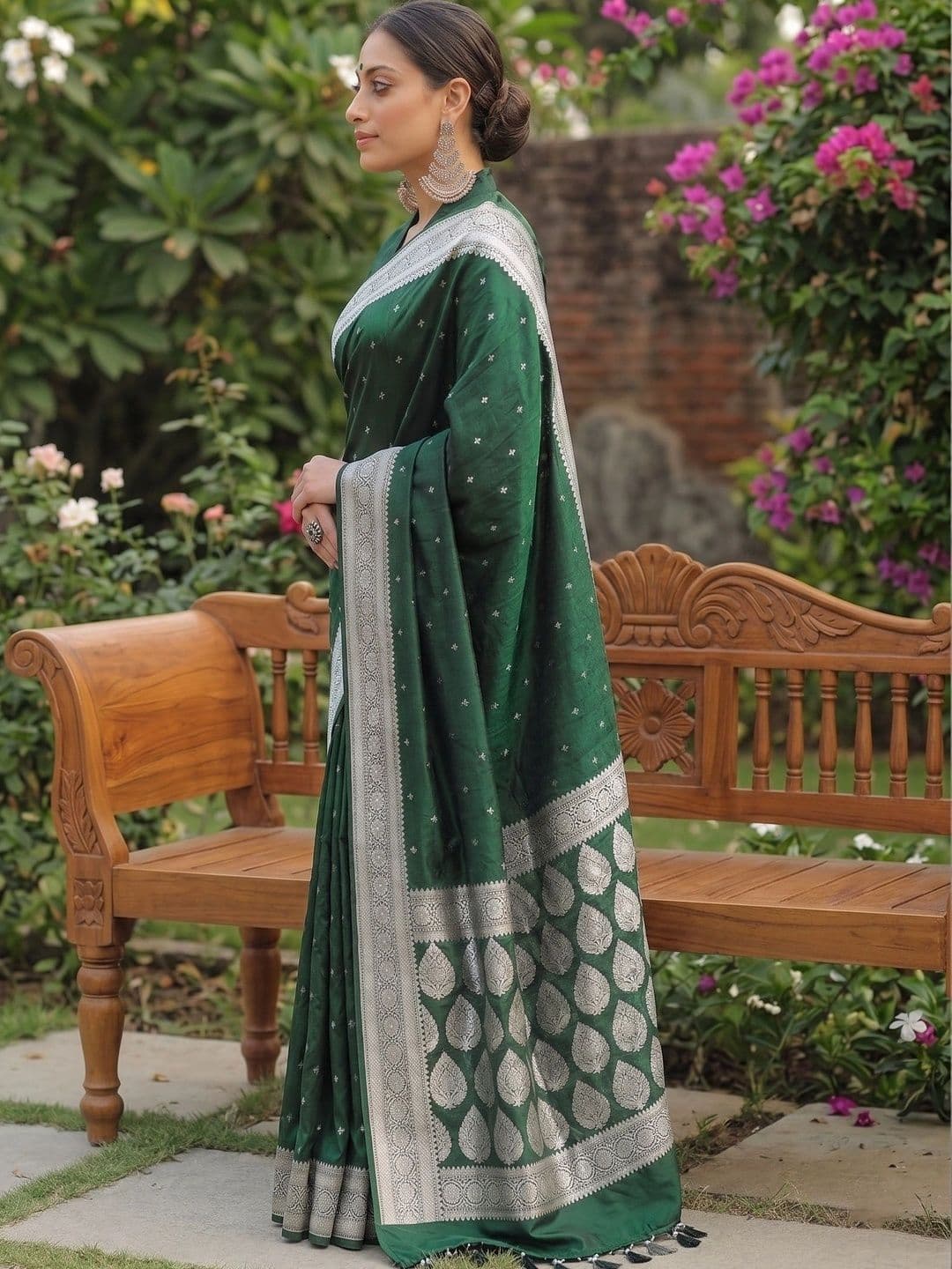 MITAL ENTERPRISE Zari Art Silk Saree thumbnail 3