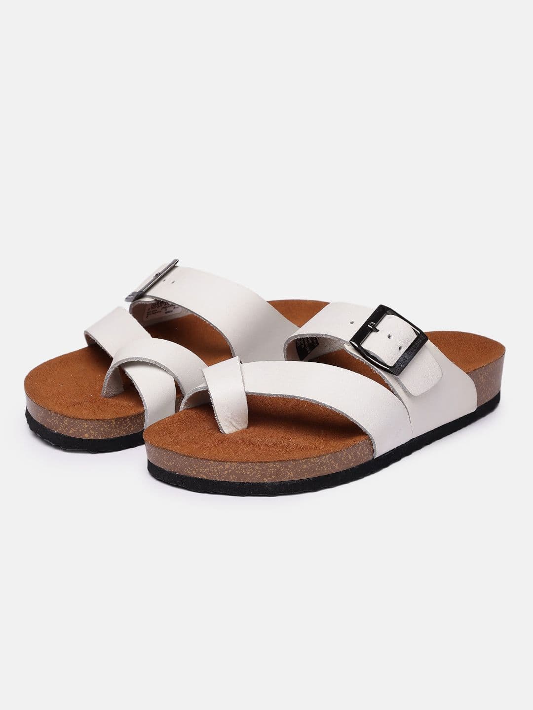 Louis Philippe Men Leather Comfort Sandals - view 1