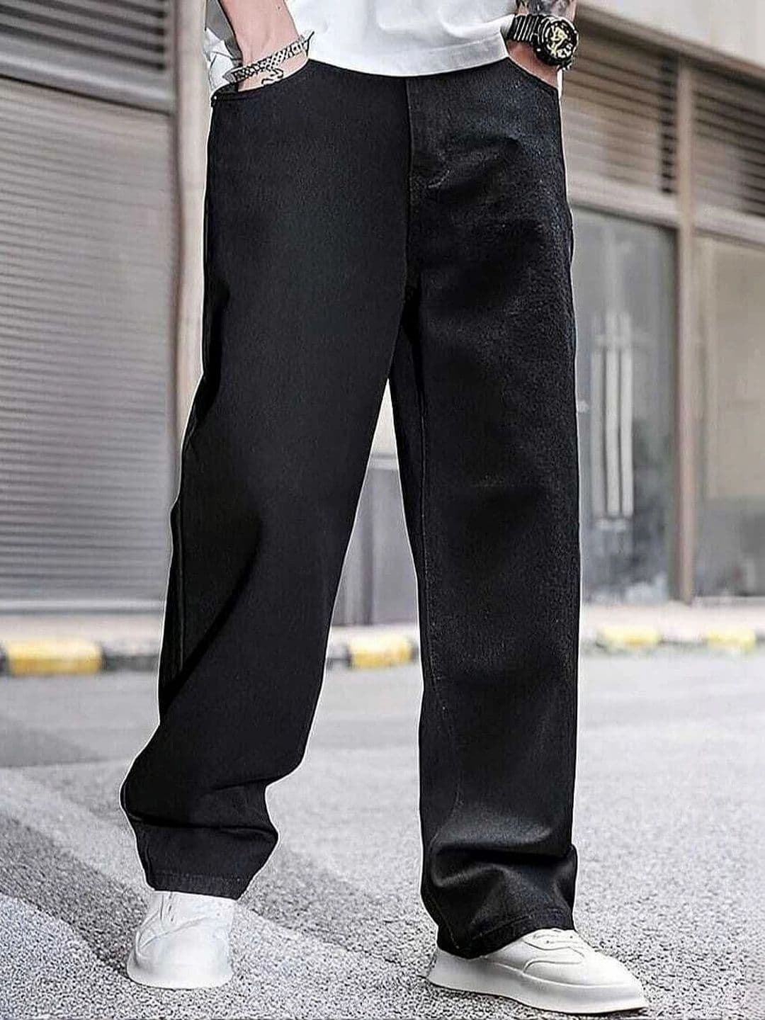 UNIFAV FASHION Men Straight Fit Mid-Rise Jeans - view 1