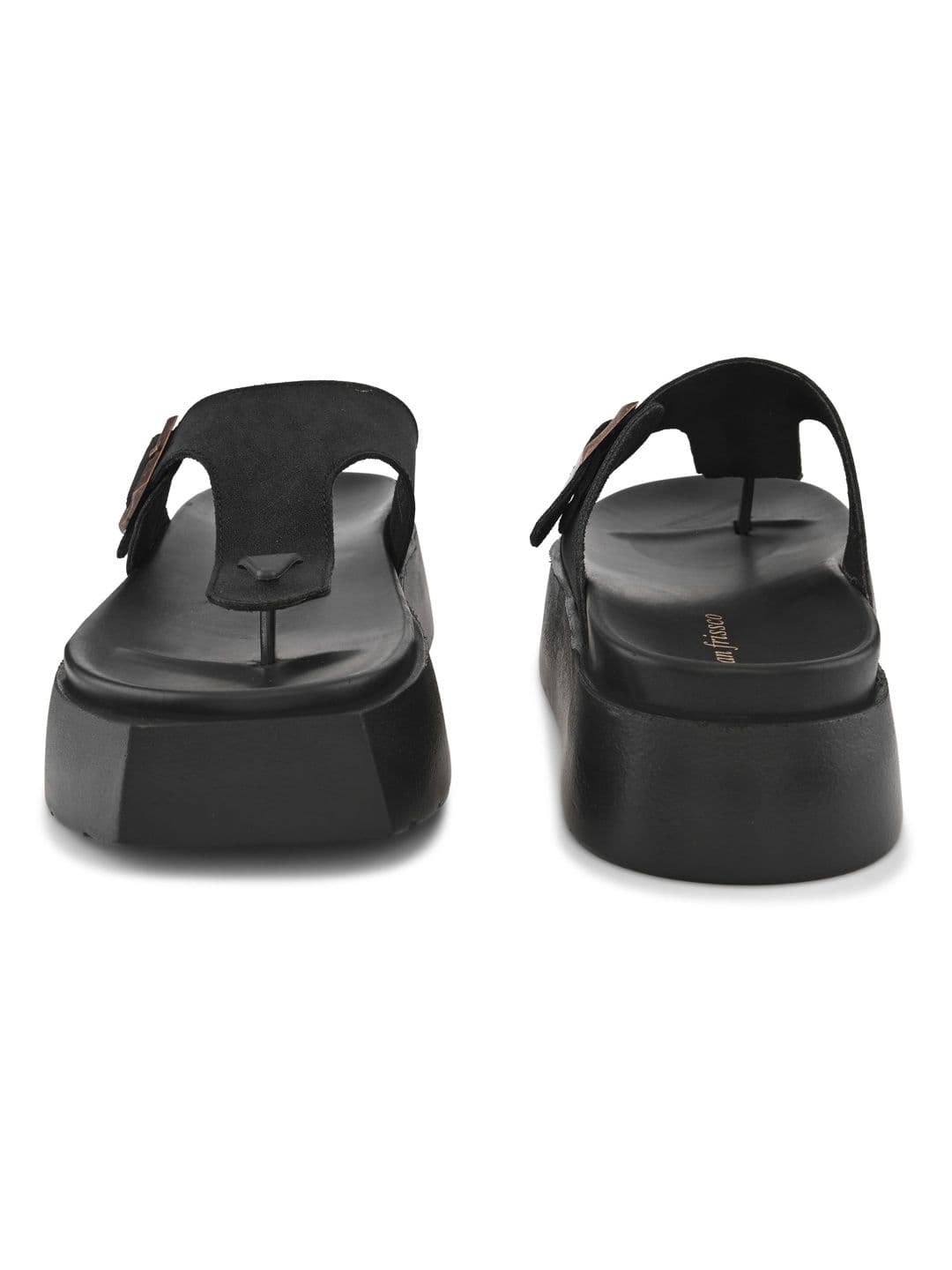 San Frissco Men Suede Comfort Sandals thumbnail 7