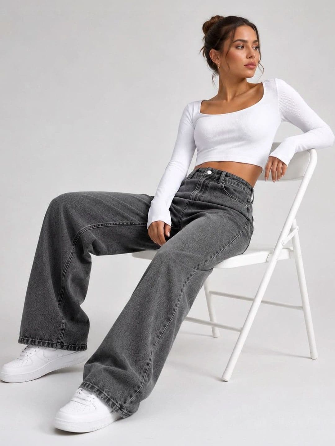 Roadster Women Jean Straight Fit High-Rise Jeans thumbnail 6