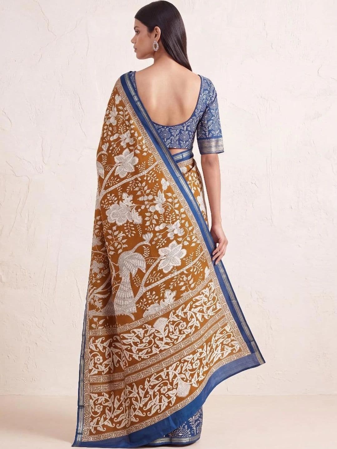 KRISHREE Embellished Silk Cotton Saree thumbnail 2