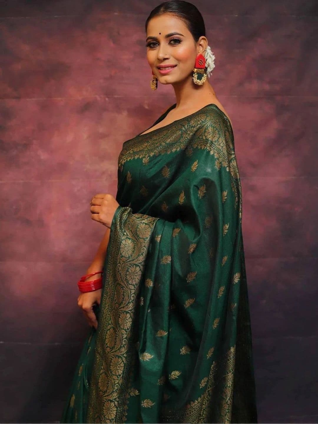 The Loomira Woven Design Zari Art Silk Banarasi Saree thumbnail 5