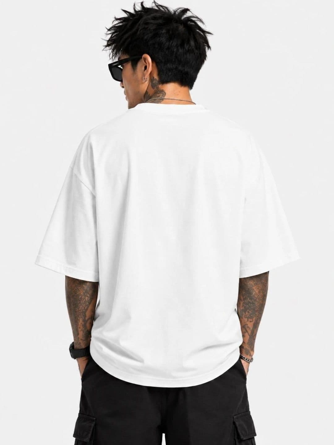 HASTEN Men Oversized Graphic T-shirt thumbnail 2