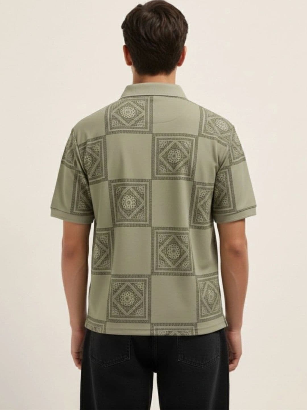 Kook N Keech Men Printed Polo Collar T-shirt thumbnail 4