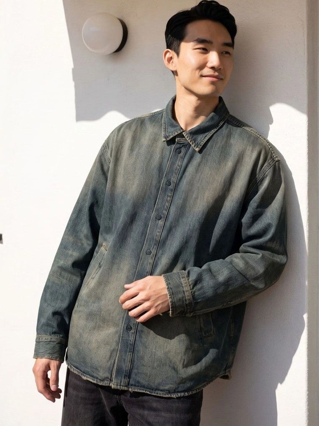 stylefabs Men Relaxed Faded Faded Casual Shirt - view 1