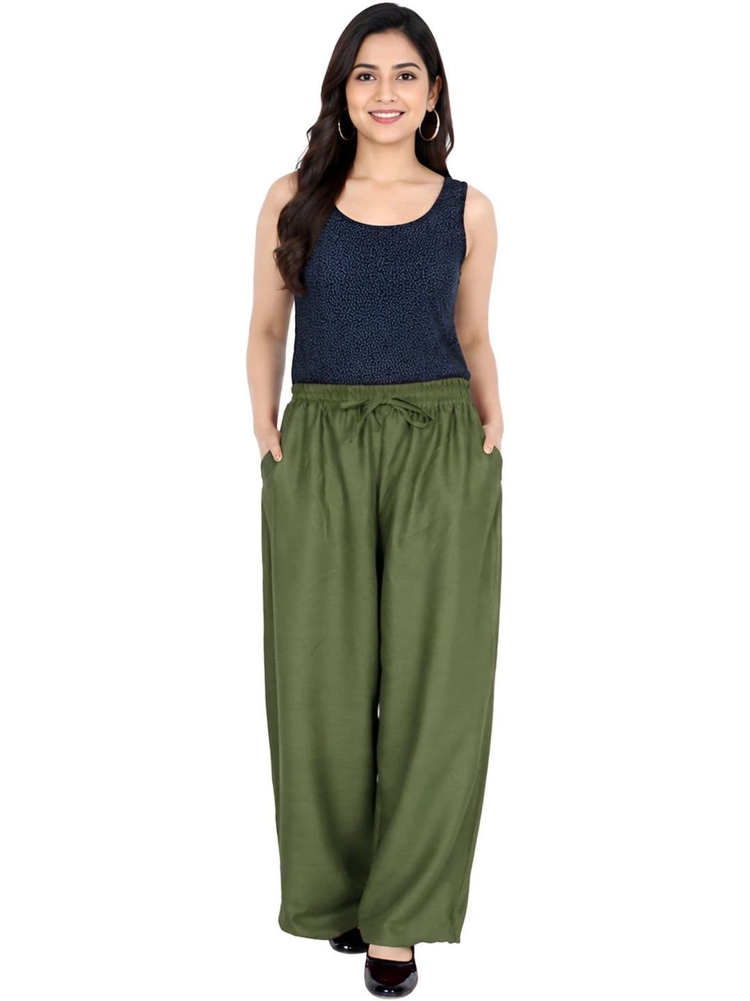 Sttoffa Women Knitted Ethnic Palazzos - view 1