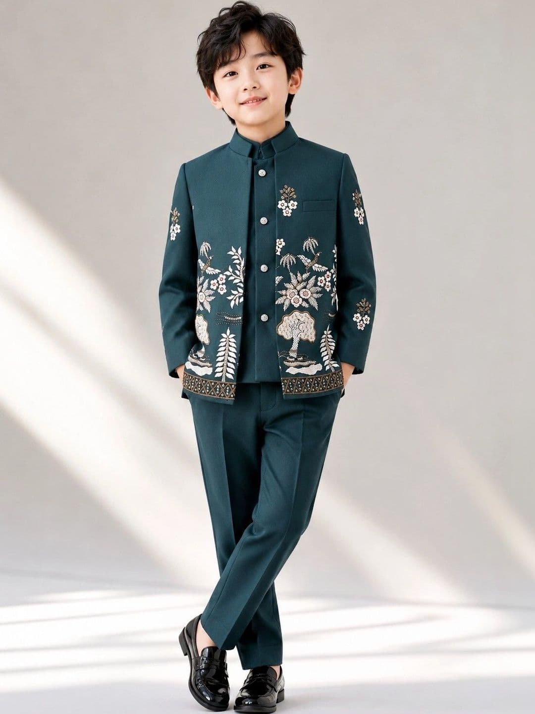 Elite Trend Traders ELITE TRENDZZ Boys Embroidered Sherwani Set - view 1