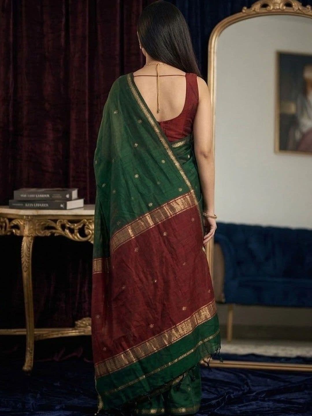 MITAL ENTERPRISE Zari Art Silk Saree thumbnail 2