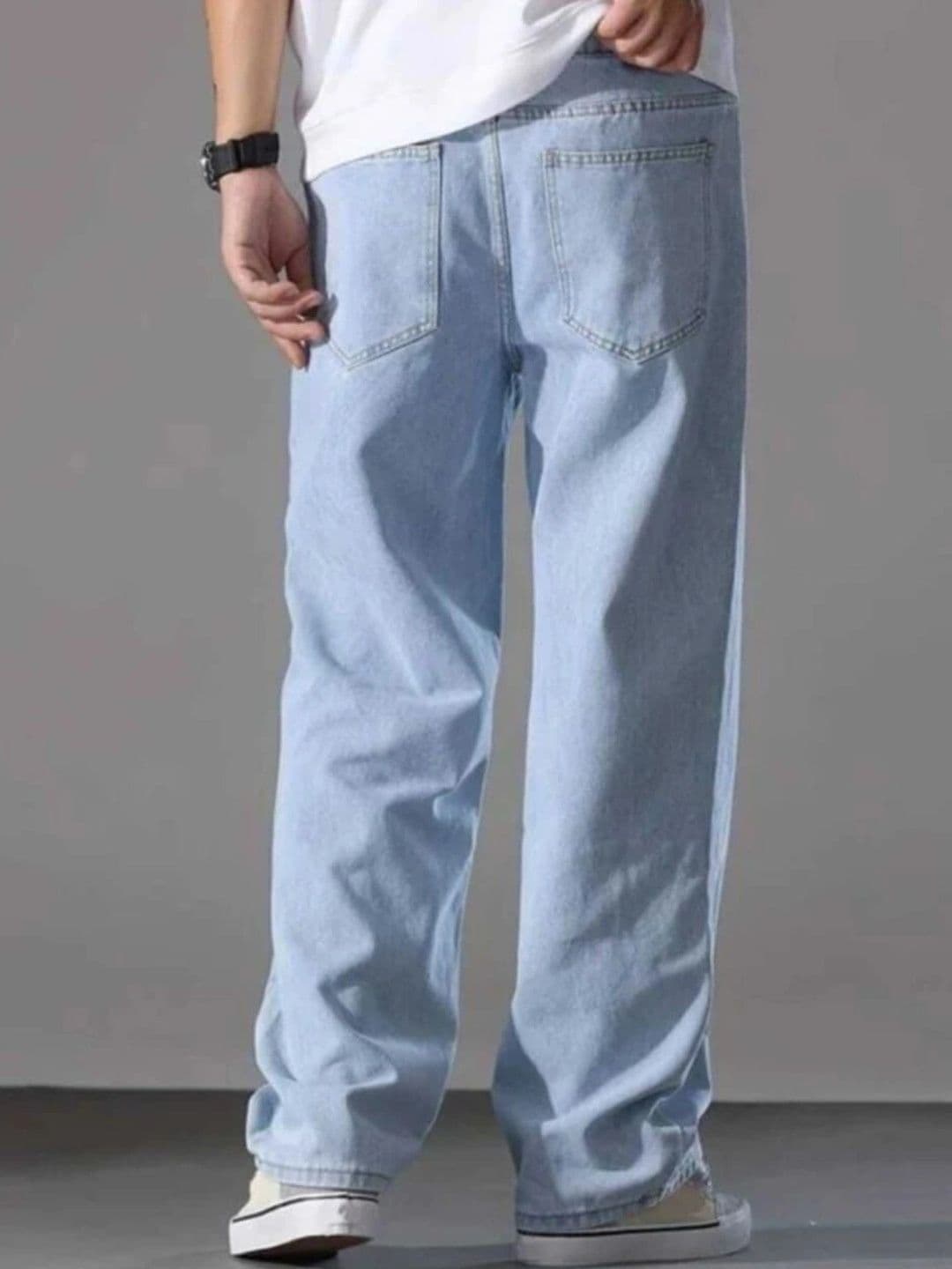 UNIFAV FASHION Men Straight Fit Mid-Rise Jeans thumbnail 3
