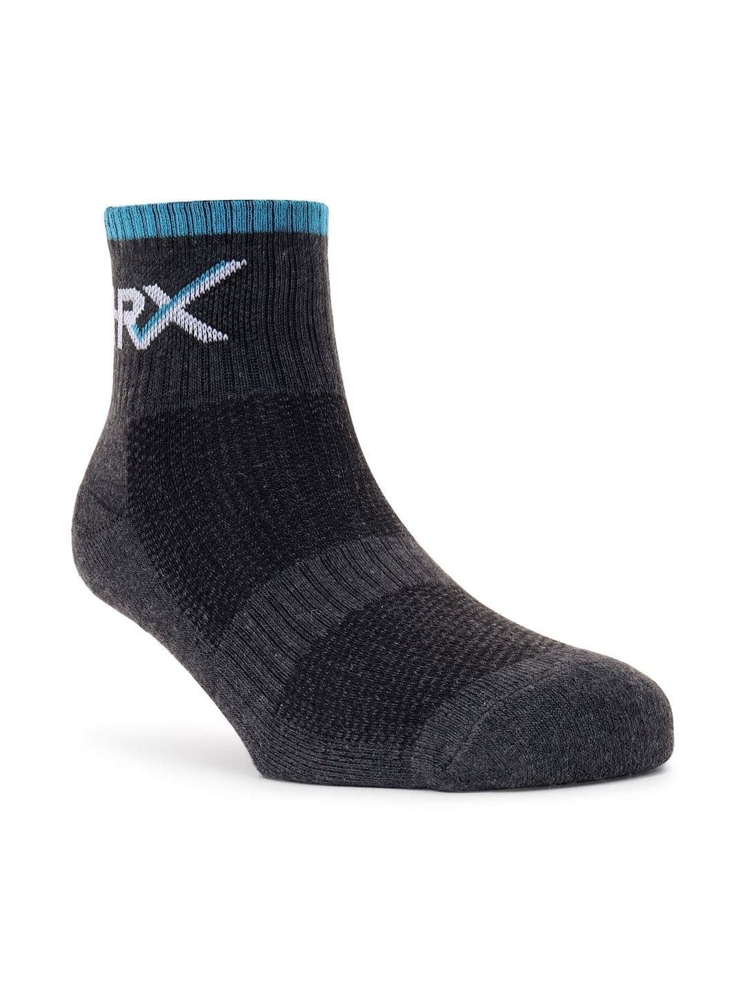 HRX by Hrithik Roshan Men Pack of 5 Colourblocked Ankle Length Socks thumbnail 6