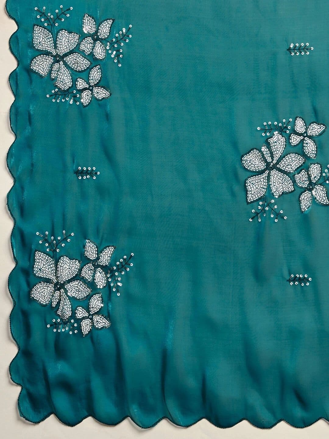 SZN Embellished Beads and Stones Art Silk Designer Saree thumbnail 6