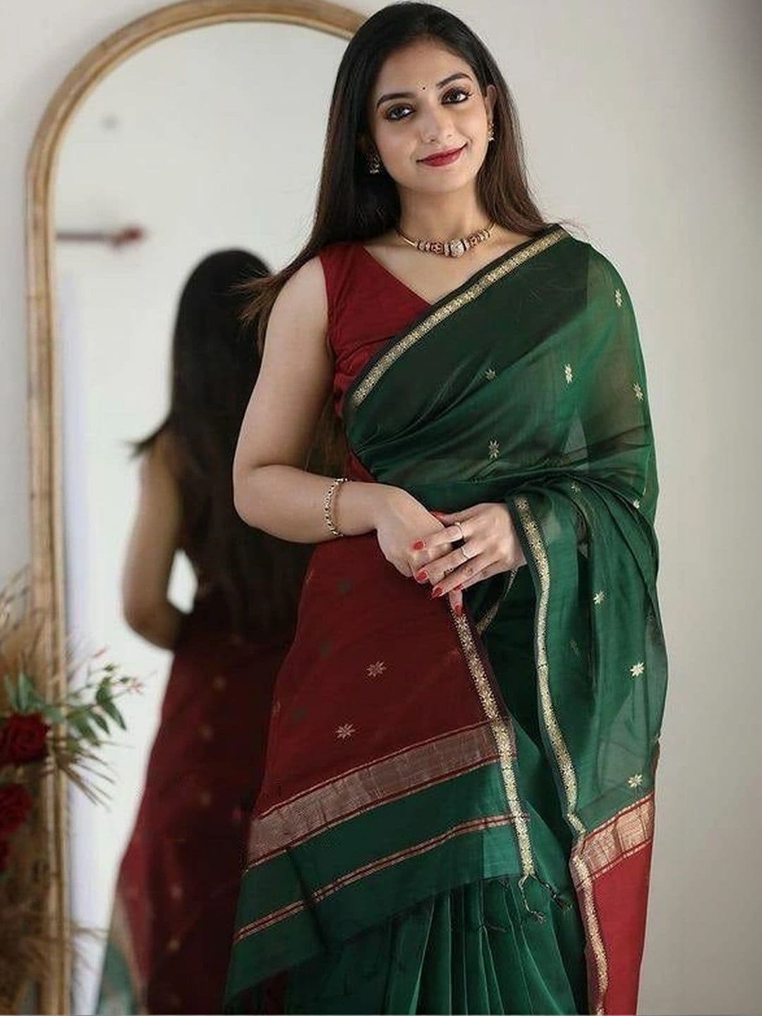 MITAL ENTERPRISE Zari Art Silk Saree thumbnail 6