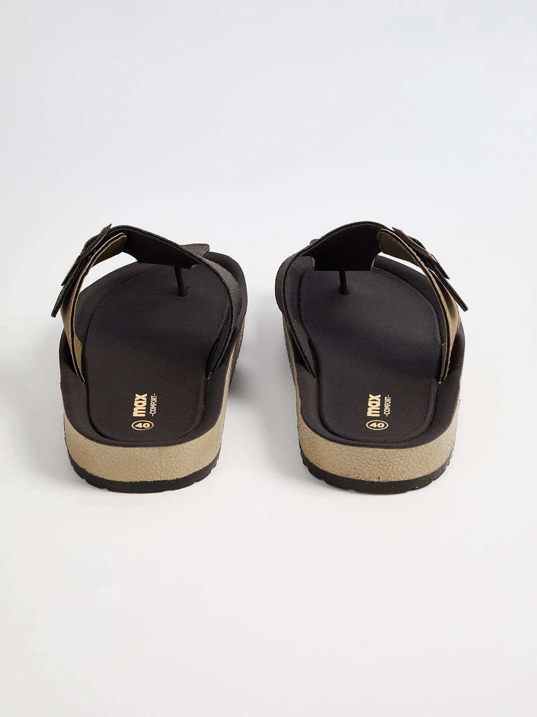 max Men Colourblock T-strap Sandals Sandals thumbnail 5