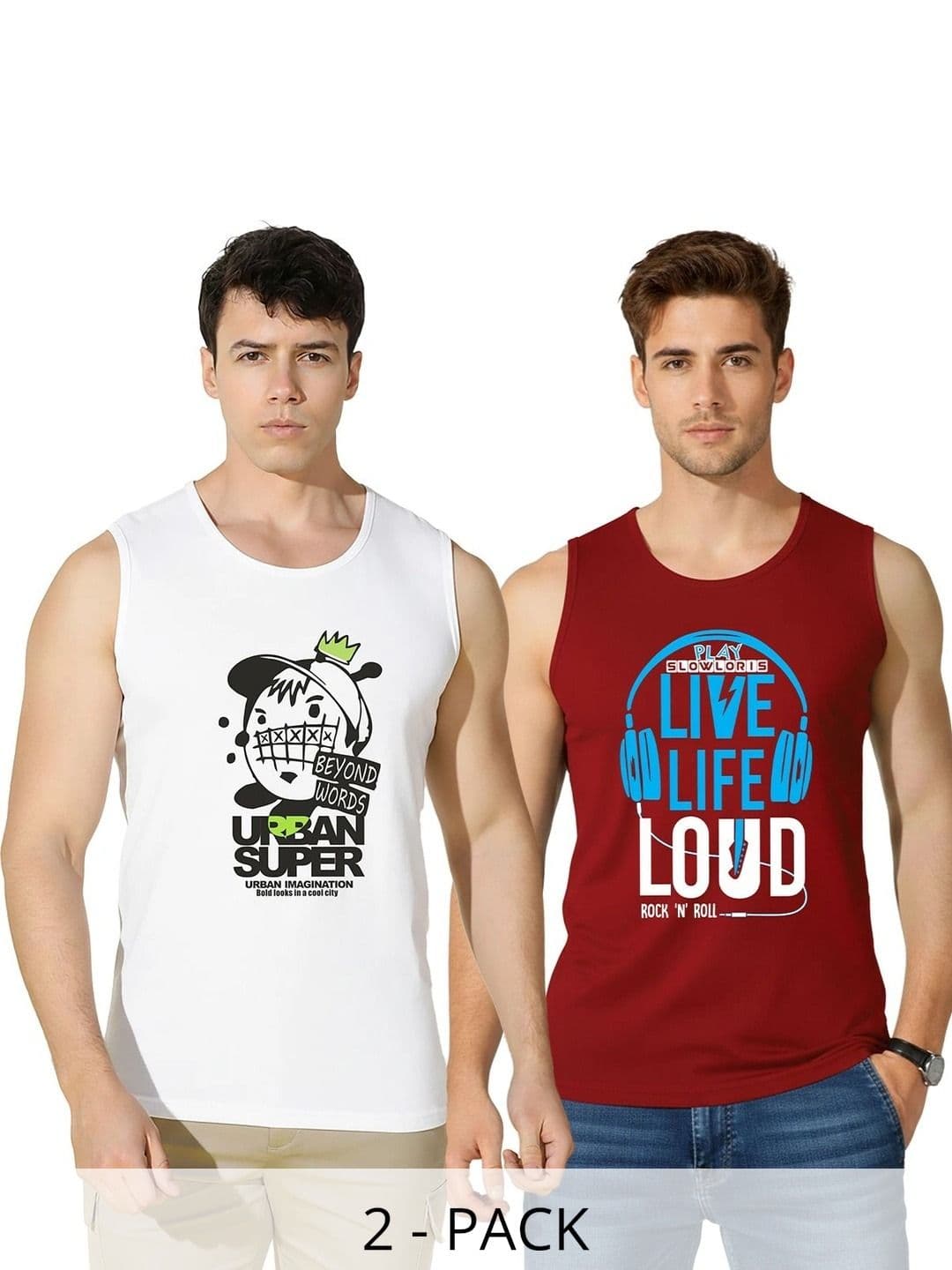 SLOWLORIS Men 2 Printed T-shirt - view 1