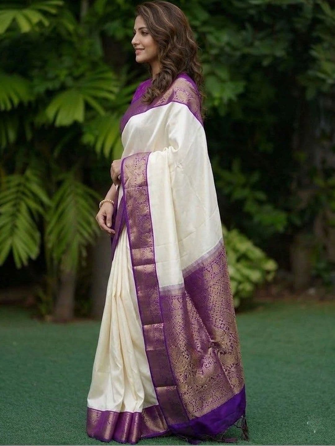 MITAL ENTERPRISE Women Woven Design Zari Art Silk Saree thumbnail 3