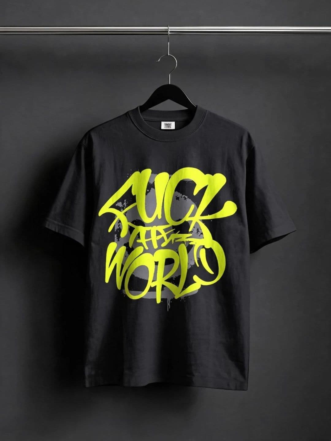 TRYMEEOUT Unisex Typography Printed T-shirt thumbnail 2