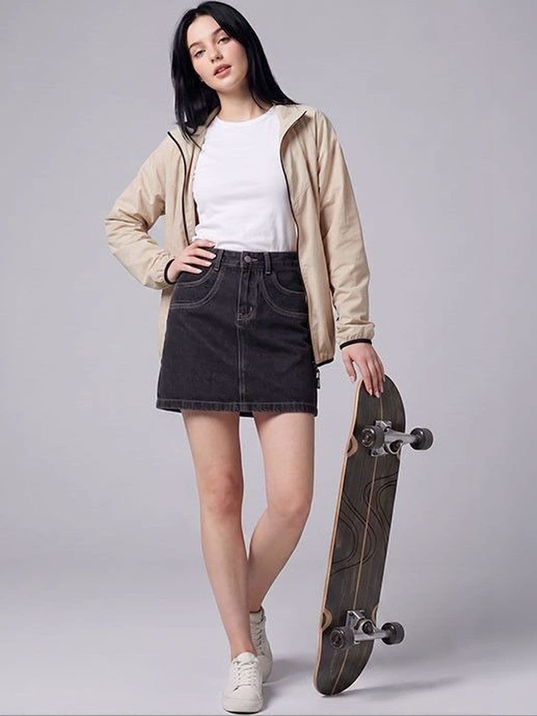 Suo Women Mini Straight Skirt thumbnail 4