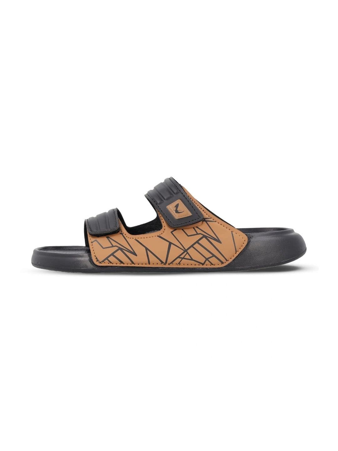 Walkaroo Men Black & Brown Comfort Sandals thumbnail 5
