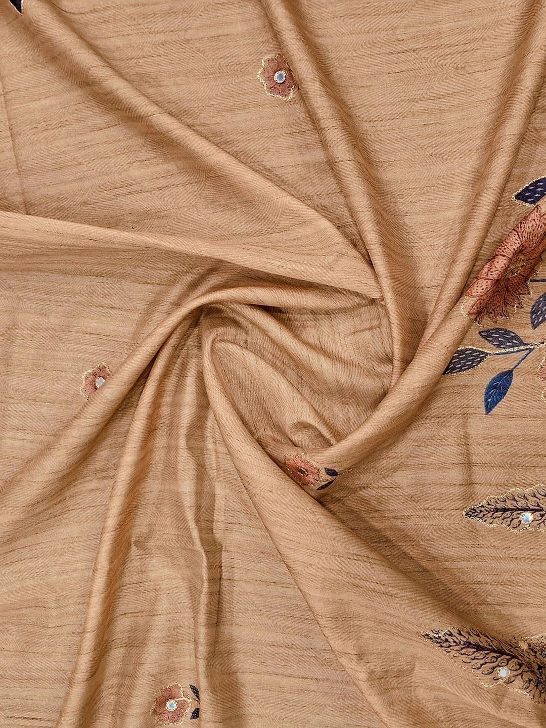 Mitera Floral Aari Work Saree thumbnail 7