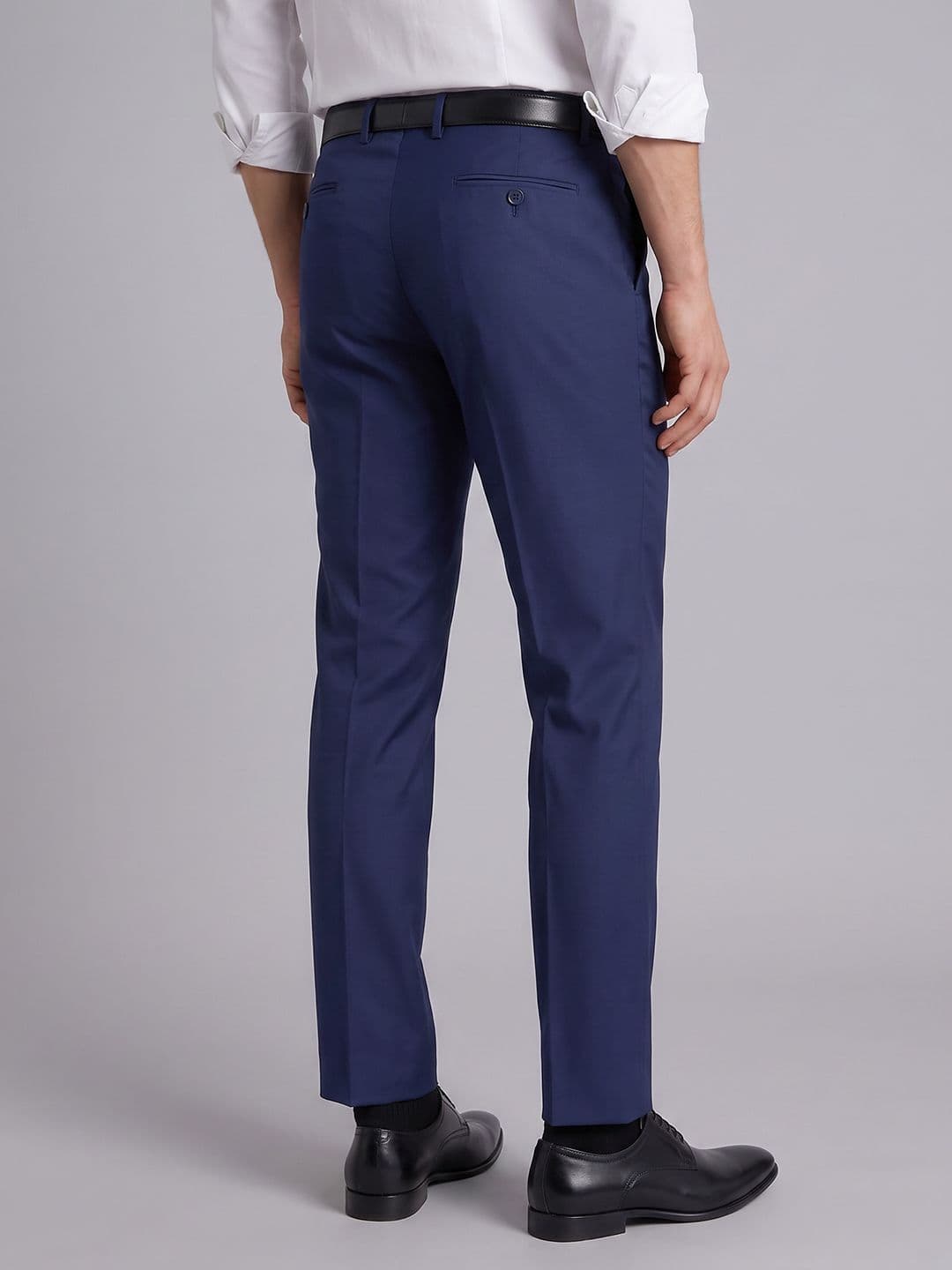 Blackberrys Men Slim Fit Formal Trousers thumbnail 4