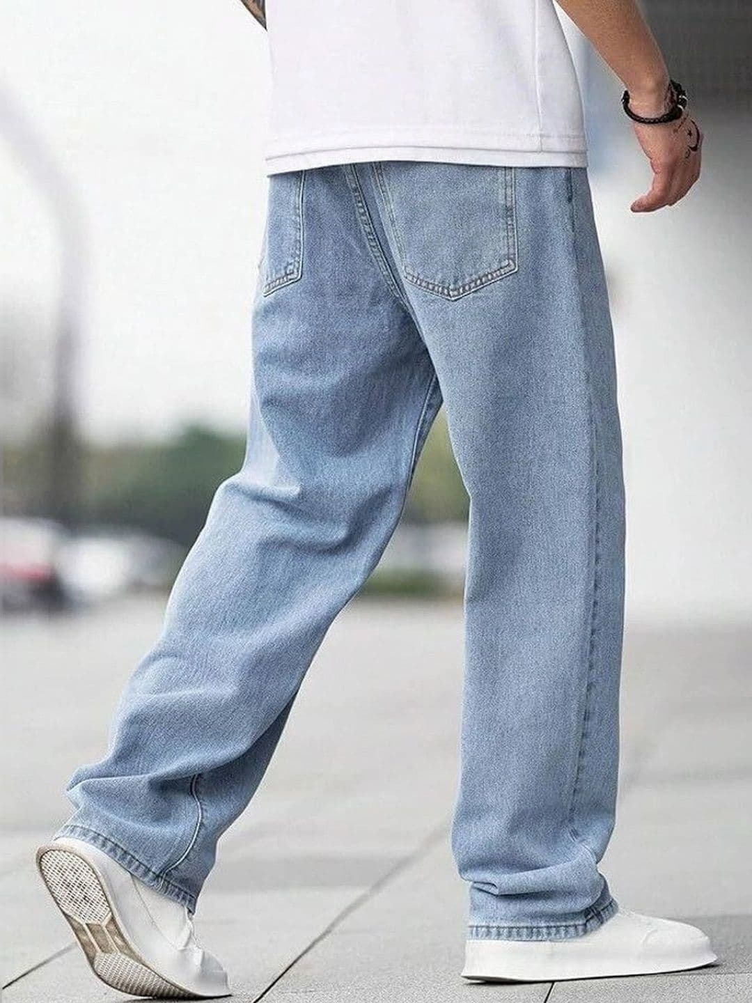 UNIFAV FASHION Men Boyfriend Fit Mid-Rise Jeans thumbnail 2