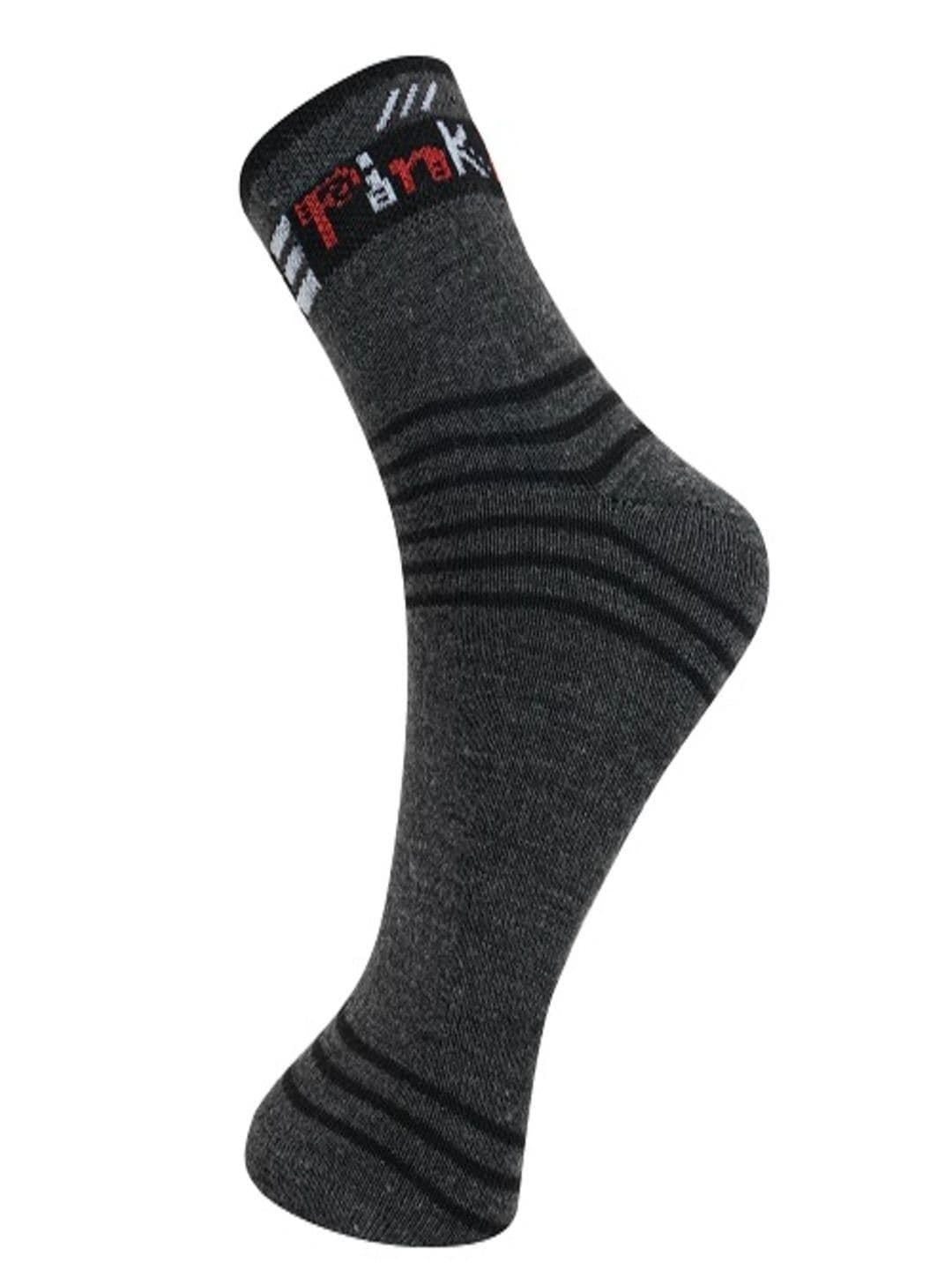 PinKit Men Pack of 3 Cotton Assorted Patterned Ankle Length Socks thumbnail 4
